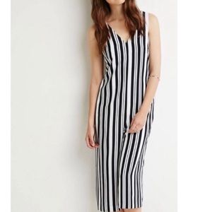Forever 21 Striped Jumpsuit